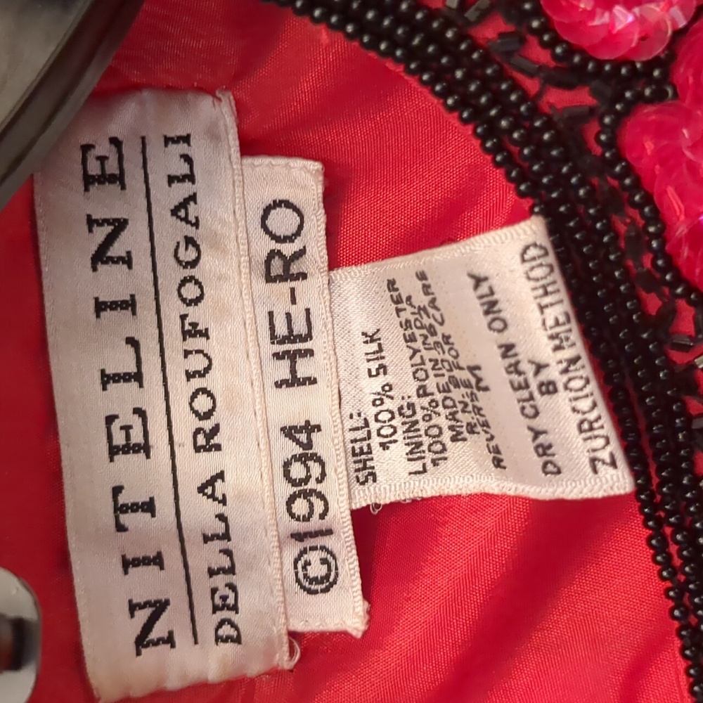 Niteline Della Roufogali Heart Sequined Blouse - Picture 9 of 11